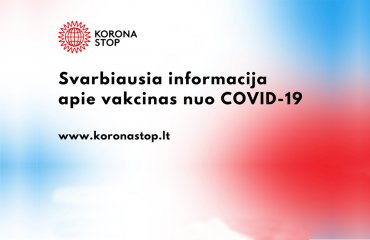 Svarbiausia informacija apie vakcinas nuo COVID - 19